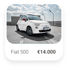 Pagamento custodito Fiat 500